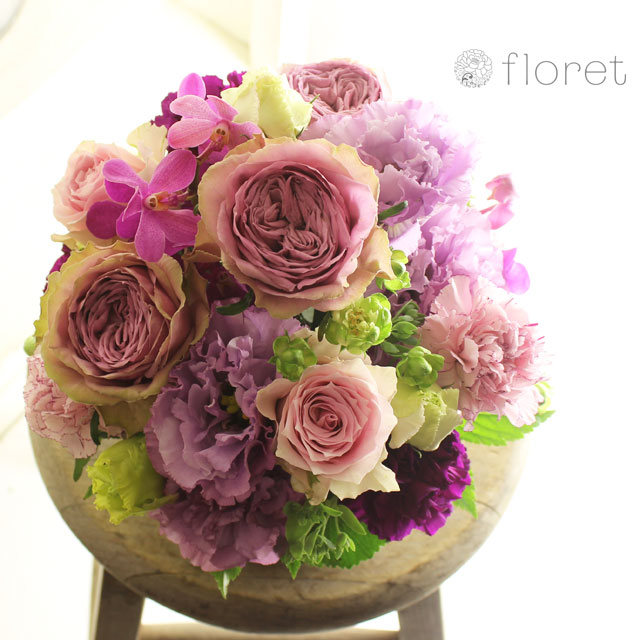 ピンク色の花を使ったフラワーギフト通販 フラワーギフト 花の通販サイト Floret フロレット