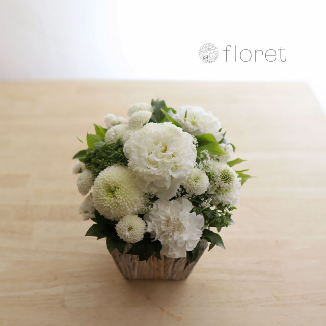 お供え・お悔み・供花のお任せアレンジメントSSサンプル画像B